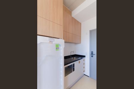 Cozinha de kitnet/studio à venda com 1 quarto, 19m² em Paraíso, São Paulo
