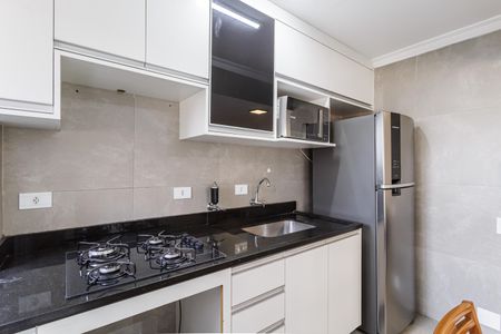 Cozinha de apartamento para alugar com 1 quarto, 58m² em Indianópolis, São Paulo
