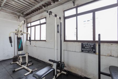 Área comum - Academia de apartamento para alugar com 1 quarto, 58m² em Indianópolis, São Paulo