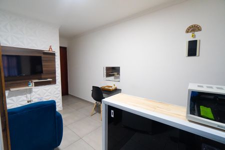 Sala/Cozinha de apartamento para alugar com 1 quarto, 35m² em Jardim Jabaquara, São Paulo