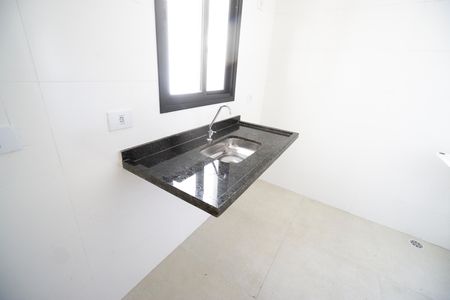 Cozinha de apartamento à venda com 2 quartos, 38m² em Cidade Mãe do Céu, São Paulo