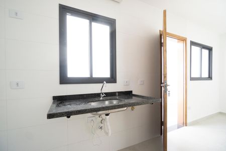 Cozinha de apartamento à venda com 2 quartos, 38m² em Cidade Mãe do Céu, São Paulo