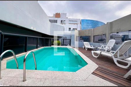 Área comum - Piscina de apartamento para alugar com 1 quarto, 47m² em Itaim Bibi, São Paulo
