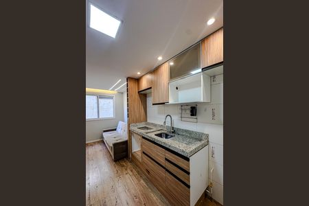 Apartamento à venda com 27m², 1 quarto e sem vagaCozinha e Área de Serviço