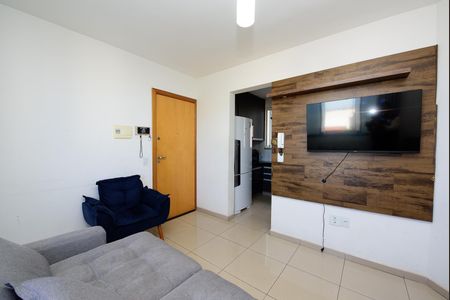 Sala de apartamento à venda com 2 quartos, 48m² em Diamante, Belo Horizonte