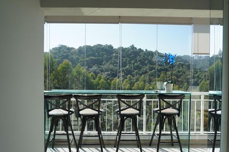 Sacada de apartamento para alugar com 1 quarto, 60m² em Centro Empresarial Tamboré, Santana de Parnaíba