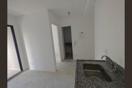 Cozinha de apartamento à venda com 1 quarto, 27m² em Bela Vista, São Paulo