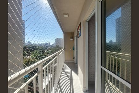 Varanda da Sala de apartamento para alugar com 1 quarto, 31m² em Jardim Prudência, São Paulo