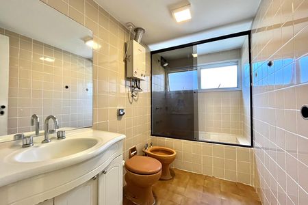 Banheiro da Suíte de apartamento para alugar com 1 quarto, 50m² em Vila Clementino, São Paulo