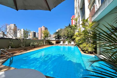 Área comum - Piscina de apartamento para alugar com 1 quarto, 50m² em Vila Clementino, São Paulo