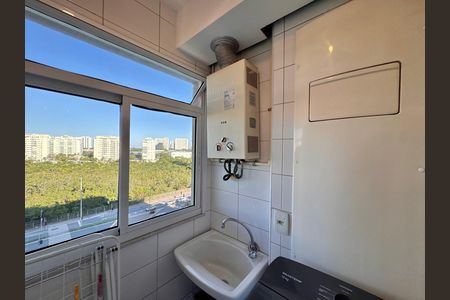 Cozinha e Área de Serviço de apartamento para alugar com 2 quartos, 69m² em Recreio dos Bandeirantes, Rio de Janeiro