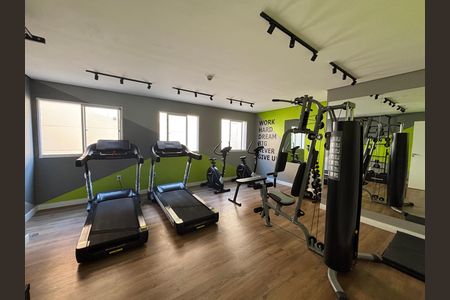 Área comum - Academia de apartamento para alugar com 1 quarto, 39m² em Mooca, São Paulo