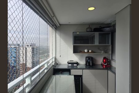 Varanda Gourmet  de apartamento à venda com 3 quartos, 96m² em Vila Augusta, Guarulhos