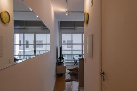 Sala de apartamento para alugar com 1 quarto, 50m² em Indianópolis, São Paulo
