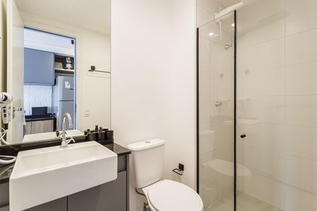 Studio à venda com 25m², 1 quarto e sem vaga Studio à venda com 25m², 1 quarto e sem vagaBanheiro