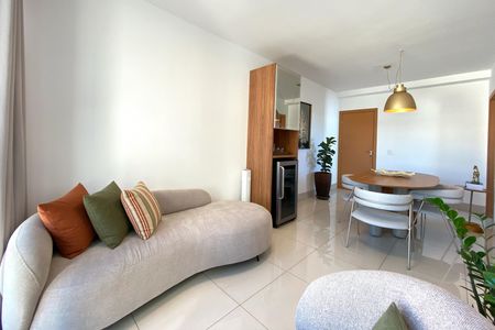 Sala de apartamento para alugar com 2 quartos, 60m² em São Pedro, Belo Horizonte