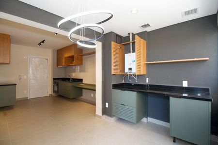 Apartamento à venda com 37m², 1 quarto e sem vaga Apartamento à venda com 37m², 1 quarto e sem vagaVaranda da Sala e Cozinha