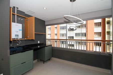 Apartamento à venda com 37m², 1 quarto e sem vaga Apartamento à venda com 37m², 1 quarto e sem vagaVaranda da Sala e Cozinha
