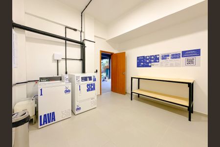 Studio para alugar com 24m², 1 quarto e sem vagaLavanderia