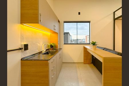 Studio para alugar com 24m², 1 quarto e sem vagaCozinha