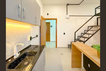 Studio para alugar com 24m², 1 quarto e sem vagaCozinha