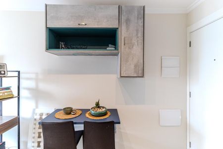 Cozinha de kitnet/studio para alugar com 1 quarto, 25m² em Jardim Olinda, São Paulo