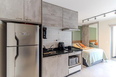 Studio para alugar com 25m², 1 quarto e sem vaga Studio para alugar com 25m², 1 quarto e sem vagaCozinha