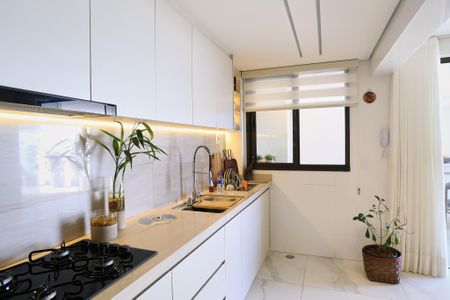 Apartamento à venda com 115m², 2 quartos e 2 vagas Apartamento à venda com 115m², 2 quartos e 2 vagasCozinha e Área de Serviço