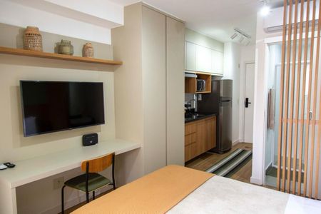 Apartamento à venda com 22m², 1 quarto e sem vaga Apartamento à venda com 22m², 1 quarto e sem vagaSala / Quarto