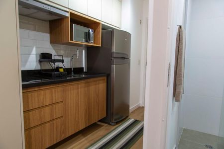 Cozinha de apartamento à venda com 1 quarto, 22m² em Jardim Paulista, São Paulo