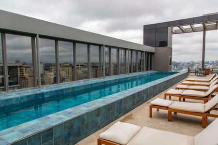 Piscina de apartamento à venda com 1 quarto, 22m² em Jardim Paulista, São Paulo