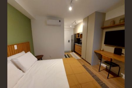 Sala/Quarto de apartamento para alugar com 1 quarto, 22m² em Pinheiros, São Paulo