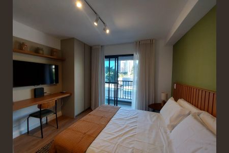 Sala/Quarto de apartamento para alugar com 1 quarto, 22m² em Pinheiros, São Paulo