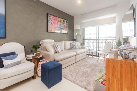 Sala de apartamento para alugar com 2 quartos, 62m² em Santo Amaro, São Paulo