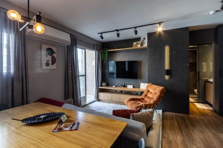 Sala de apartamento para alugar com 1 quarto, 37m² em Lapa de Baixo, São Paulo