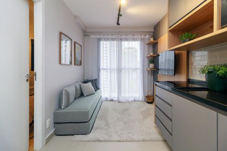 Apartamento para alugar com 27m², 1 quarto e sem vaga Apartamento para alugar com 27m², 1 quarto e sem vagaSala