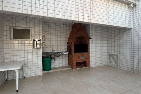 Área comum - Churrasqueira de apartamento para alugar com 2 quartos, 96m² em Embaré, Santos