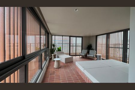 Área comum de kitnet/studio para alugar com 1 quarto, 23m² em Paraíso, São Paulo