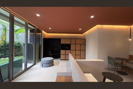 Área comum de kitnet/studio para alugar com 1 quarto, 23m² em Paraíso, São Paulo