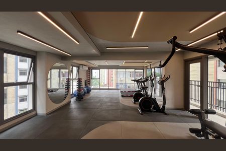 Studio para alugar com 23m², 1 quarto e sem vaga Studio para alugar com 23m², 1 quarto e sem vagaAcademia