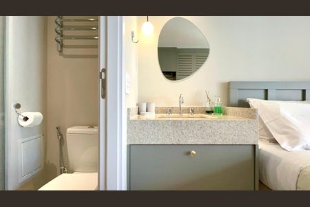 Studio para alugar com 23m², 1 quarto e sem vaga Studio para alugar com 23m², 1 quarto e sem vagaBanheiro
