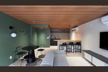 Studio para alugar com 23m², 1 quarto e sem vaga Studio para alugar com 23m², 1 quarto e sem vagaSala de TV
