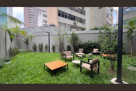 Área comum de kitnet/studio para alugar com 1 quarto, 23m² em Paraíso, São Paulo
