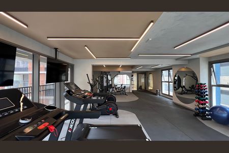 Studio para alugar com 23m², 1 quarto e sem vaga Studio para alugar com 23m², 1 quarto e sem vagaAcademia