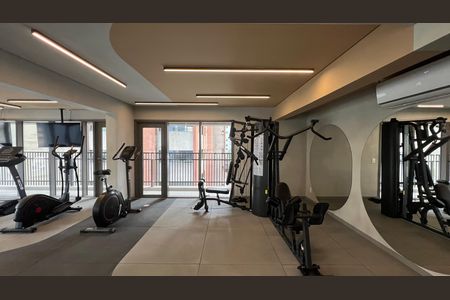 Studio para alugar com 23m², 1 quarto e sem vaga Studio para alugar com 23m², 1 quarto e sem vagaAcademia