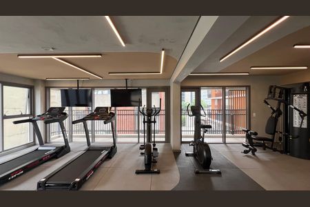 Studio para alugar com 23m², 1 quarto e sem vaga Studio para alugar com 23m², 1 quarto e sem vagaAcademia