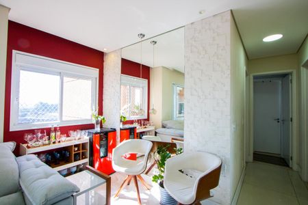 Sala de apartamento para alugar com 3 quartos, 107m² em Vila Homero Thon, Santo André