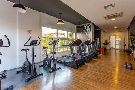 Área comum - Academia de apartamento à venda com 3 quartos, 107m² em Vila Homero Thon, Santo André