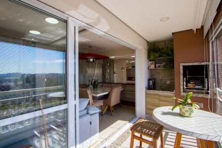 Varanda gourmet de apartamento para alugar com 3 quartos, 107m² em Vila Homero Thon, Santo André