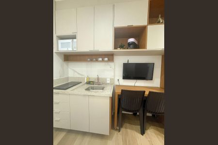 Cozinha de apartamento para alugar com 1 quarto, 24m² em Alto da Mooca, São Paulo